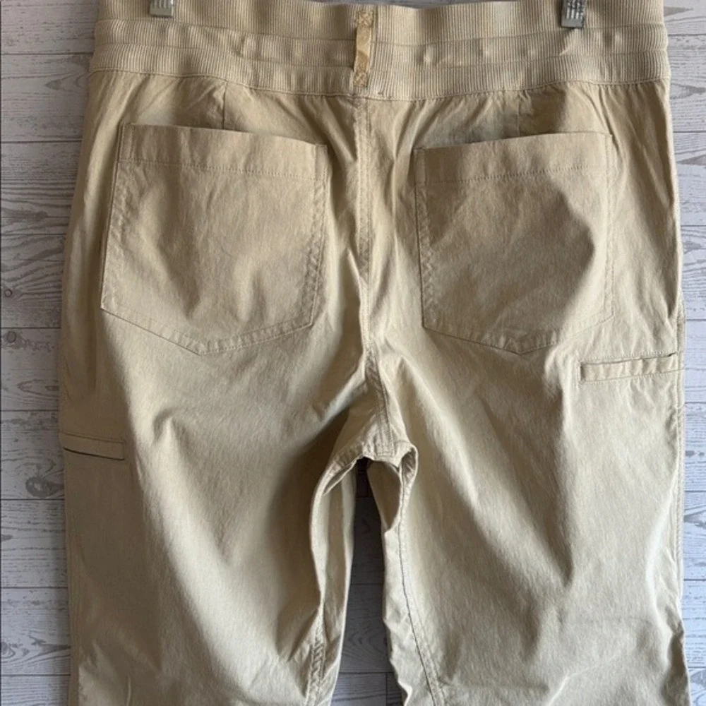 Duluth Trading Dry-on-the-Fly Cargo Pants Tan‎ hiking draw string 12 x 33 60755